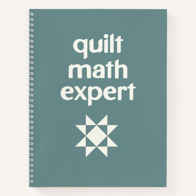 Cuaderno Quilt Math Expert Quilter's Graph Paper (Anverso)