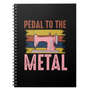 Cuaderno Quilter Gift Pedal Al Metalizado