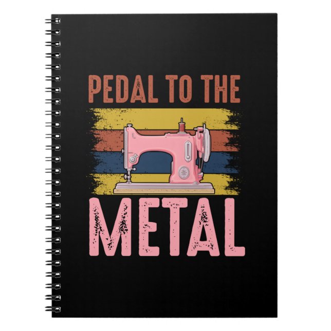 Cuaderno Quilter Gift | Pedal Al Metalizado (Frente)