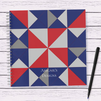 Cuaderno Quilters Americana PinWheeler Quilt Block
