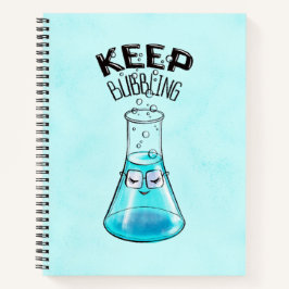 Cuaderno Química Cute Funny Carácter Nerdy Lab