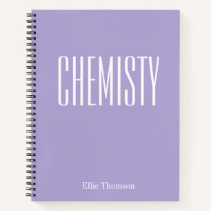 Cuaderno Química Papel Cuadriculado Escolar Personalizado