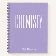 Cuaderno Química Papel gráfico escolar personalizado mo