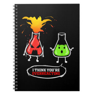 Cuaderno Química Química Laboratorio Químico Que Reaccionan