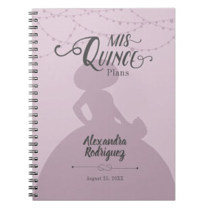 Cuaderno Quinceanera Charro Morado de Pluma Azucarada