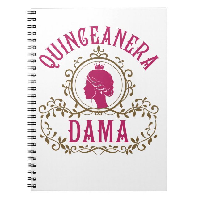 Cuaderno Quinceanera Dama (Frente)