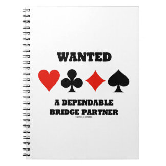 Cuaderno Quiso a un socio confiable del puente (los juegos