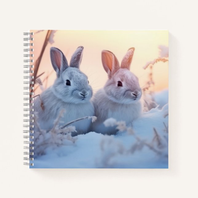 Cuaderno Rabbit Bunny Animal Wildlife Wilderness Colorness (Anverso)