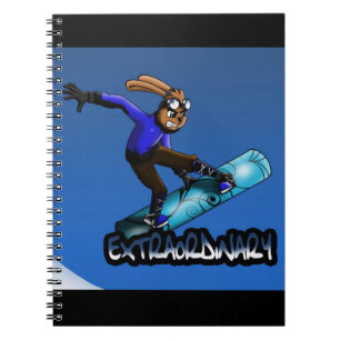 Cuaderno Rabbit Snowboarder