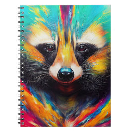 Cuaderno Raccoon Animal Discovery Adventure Nature Planet