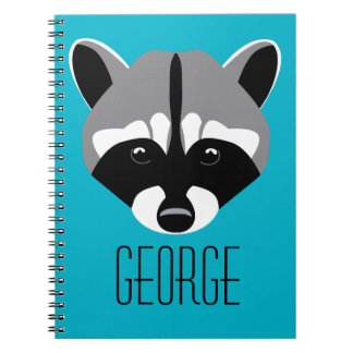 Cuaderno Raccoon con los ojos tristes