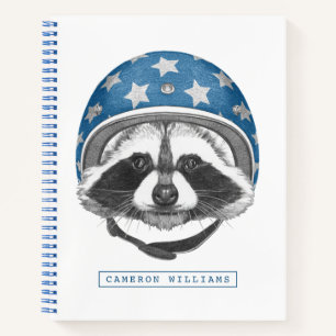 Cuaderno Raccoon Daredevil   Añadir su nombre