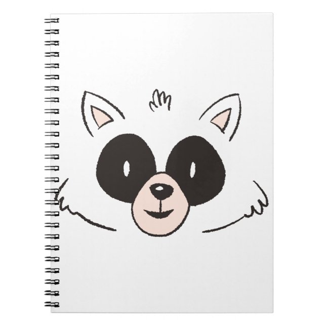 Cuaderno Raccoon Face (Frente)
