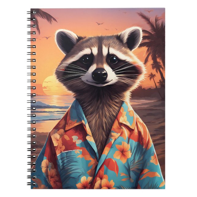 Cuaderno Raccoon Holiday (Frente)