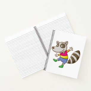 Cuaderno Raccoon personalizado