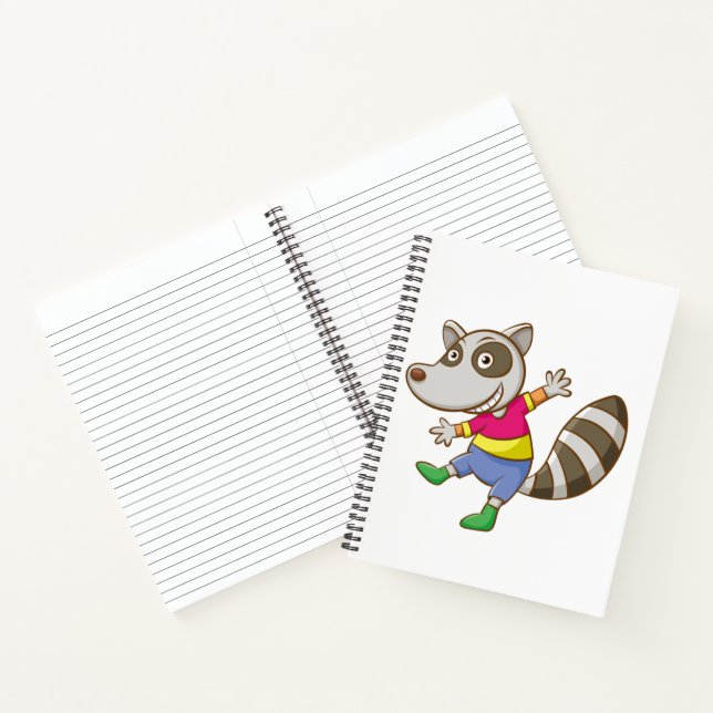 Cuaderno Raccoon personalizado (Interior)
