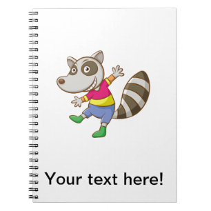 Cuaderno Raccoon personalizado