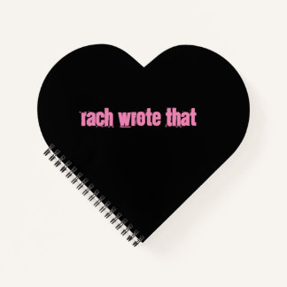 Cuaderno Rach Notebook