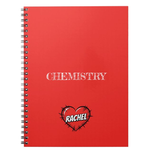 Cuaderno Rachel Red (Frente)