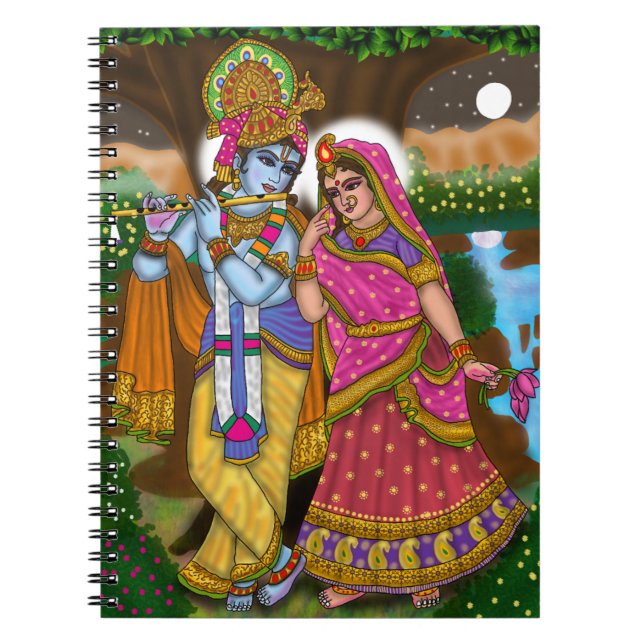 Cuaderno Radha Krishna Notebook (Frente)