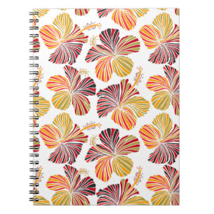 Cuaderno Radiancia Hawaiana: Elegancia de planta tropical.