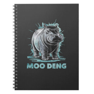 Cuaderno Radiant Hippo Moo Deng