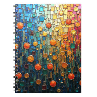 Cuaderno  Radiant Mosaic: Bubblelight Cascade