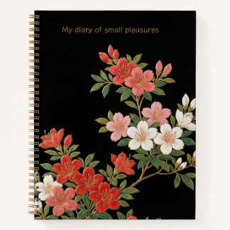 Cuaderno Radiant Satsuki: The Maki-e Style Azalea & Gold
