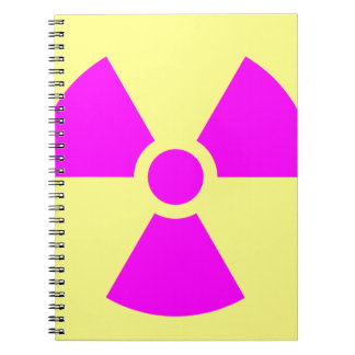 Cuaderno Radiation Warning Symbol
