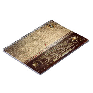 Cuaderno Radio del vintage