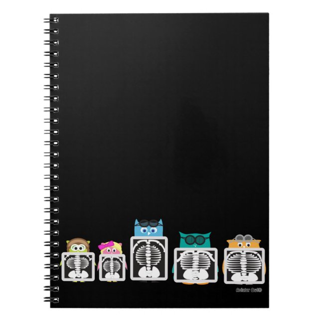 Cuaderno Radiografía del búho del aviador (Frente)