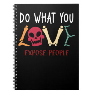 Cuaderno Radiología divertida del humor radiólogo Skeleton