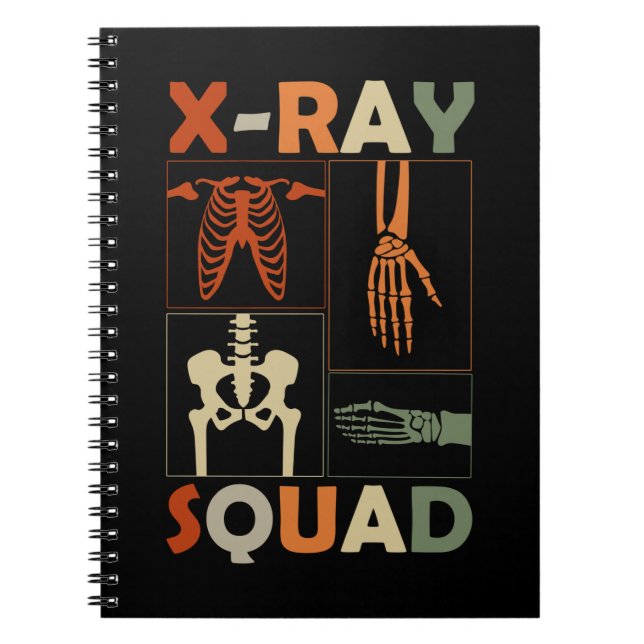 Cuaderno Radiología divertida del radiólogo de los huesos d (Frente)