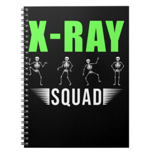 Cuaderno Radiología Esqueletos Xris Funny Radiólogo Escua