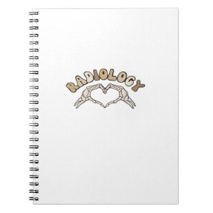 Cuaderno Radiología Skeleton Heart Hands Classic