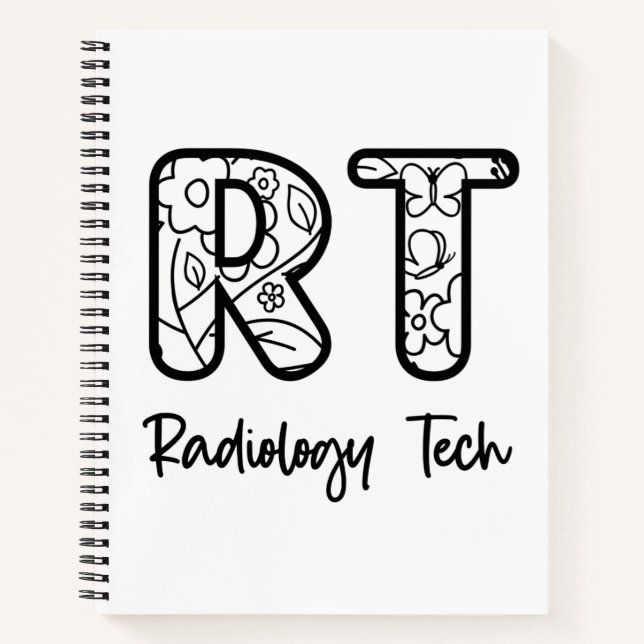 Cuaderno Radiology Tech RT Rad Technician X-ray Tech Gifts (Anverso)
