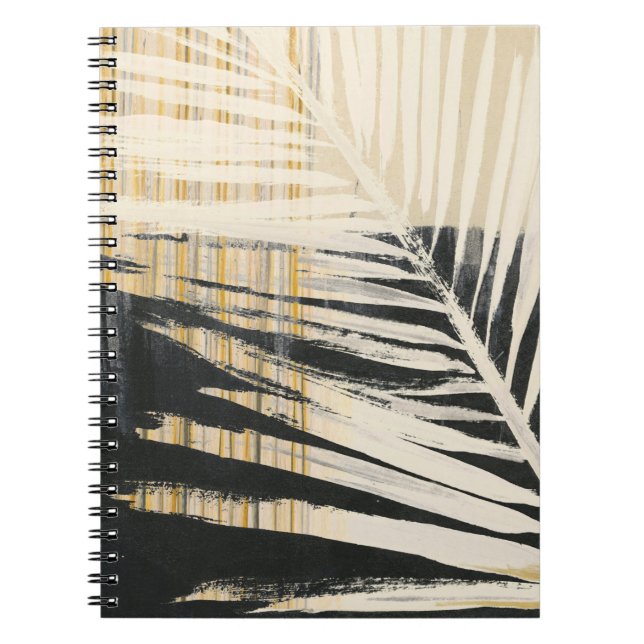Cuaderno Raffia de Oro - Palm Fronds (Frente)
