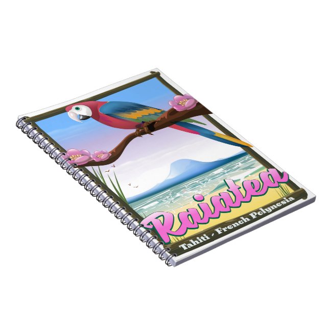 Cuaderno Raiatea Society Islands,Tahiti,French Polynesia. (Lado Derecho)