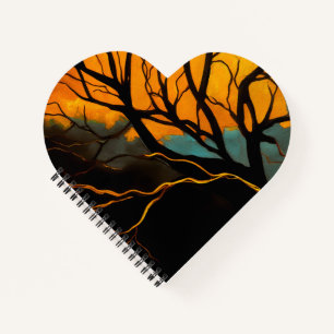 Cuaderno Raíces doradas y Árbol del Crepúsculo