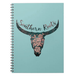Cuaderno Raíces sureñas Longhorn Country Rosa y Verde Pink