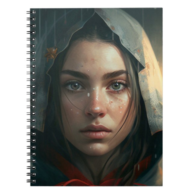 Cuaderno Rain hood girl (Frente)