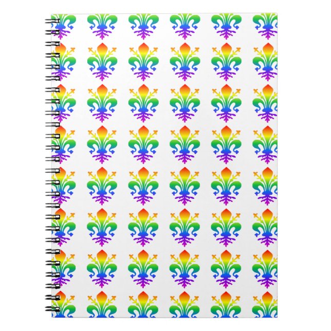 Cuaderno Rainbow Fleur-de-lis (Frente)