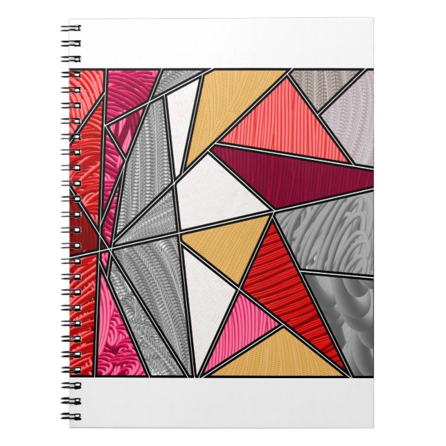 Cuaderno Rainbow Stripes Abstract Design (Frente)