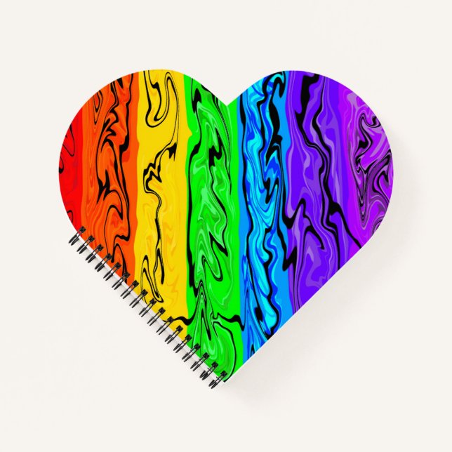 Cuaderno Rainbow Swirls (Anverso)