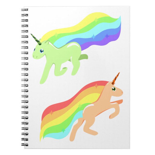 Cuaderno Rainbow Unicorns (Frente)