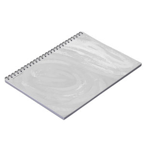 Cuaderno Rainy Sky Gray Swirl