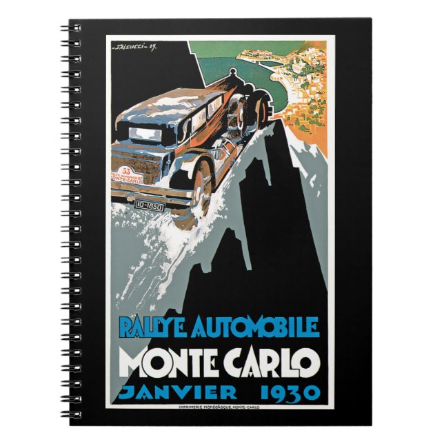 Cuaderno Rallye Automobile Monte Carlo (Frente)