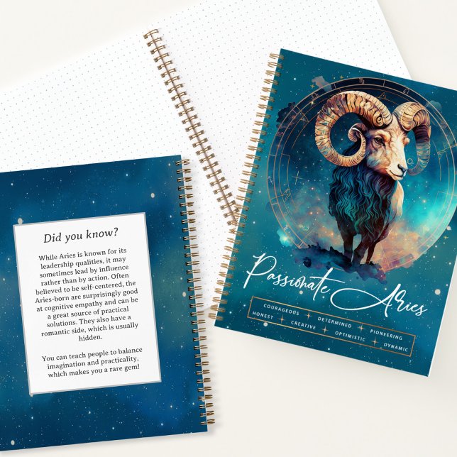 Cuaderno Ram Celestial Zodiac Ethereal Fantasy Aries (Subido por el creador)