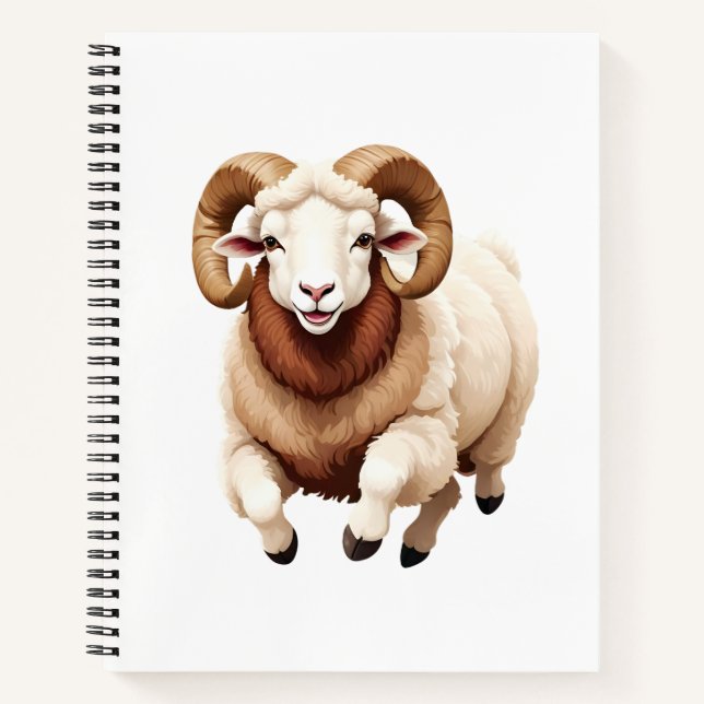 Cuaderno Ram Happy Playful Fun Saltando En El Aire Alegre (Anverso)