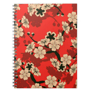 Cuaderno Rama de cerezos japonesa: elegante